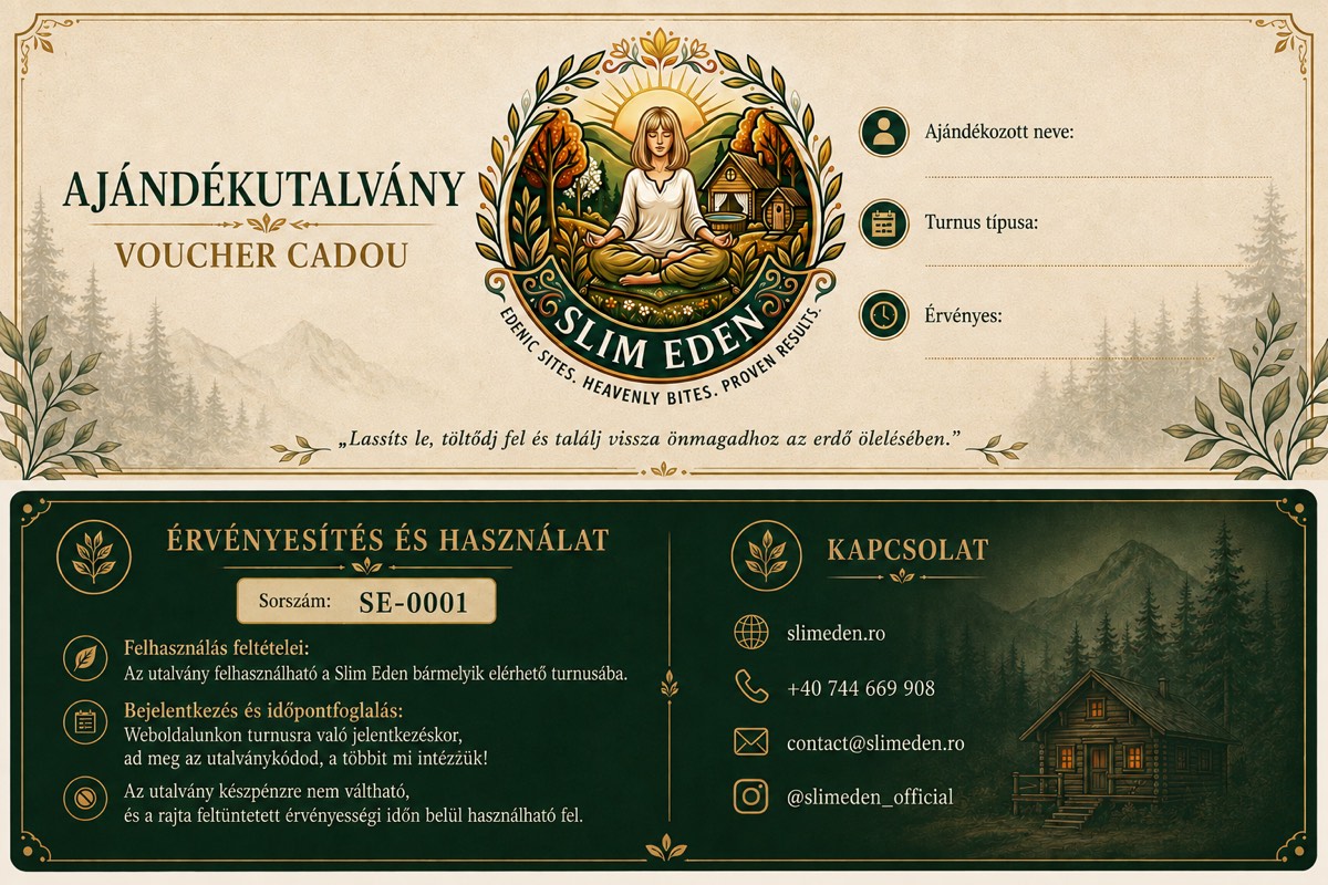Slim Eden ajándékutalvány – ezt kapja meg, akinek veszed